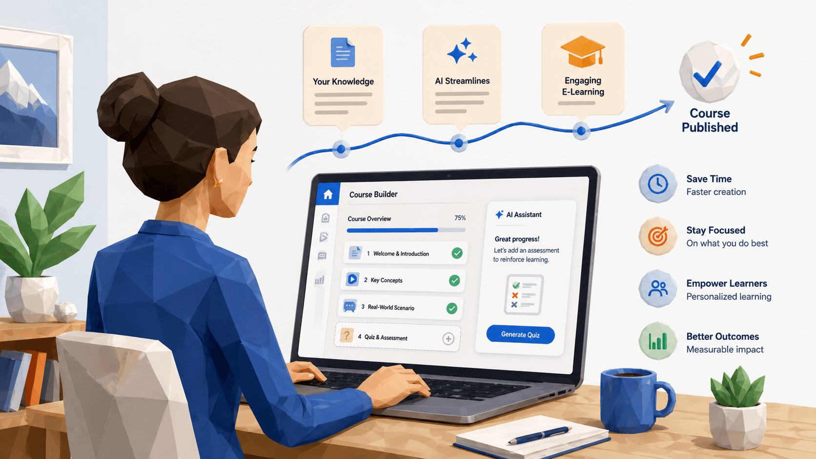 Empowering SMEs: How AI Tools Enable Personalized Learning Without Instructional Design Expertise